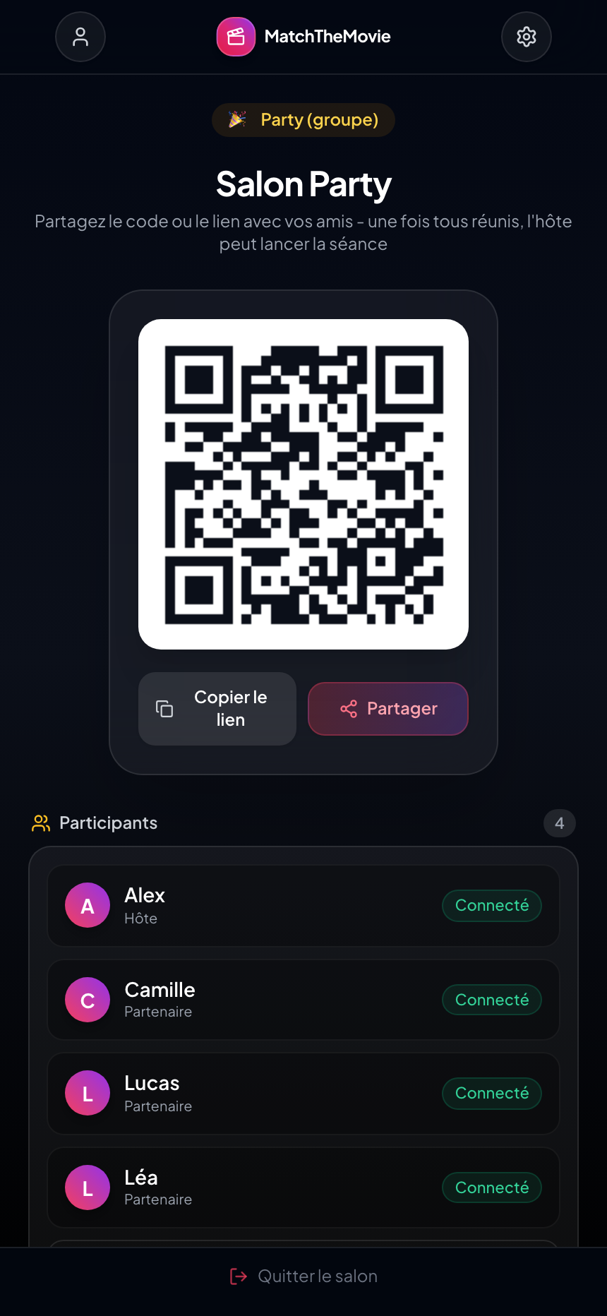 Party Mode Lobby