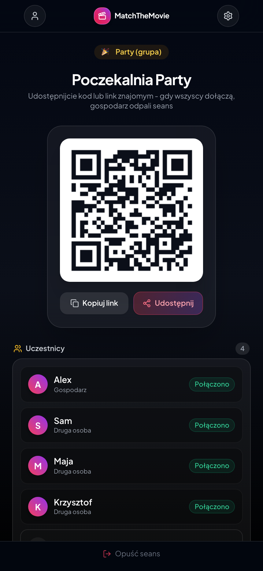 Party Mode Lobby