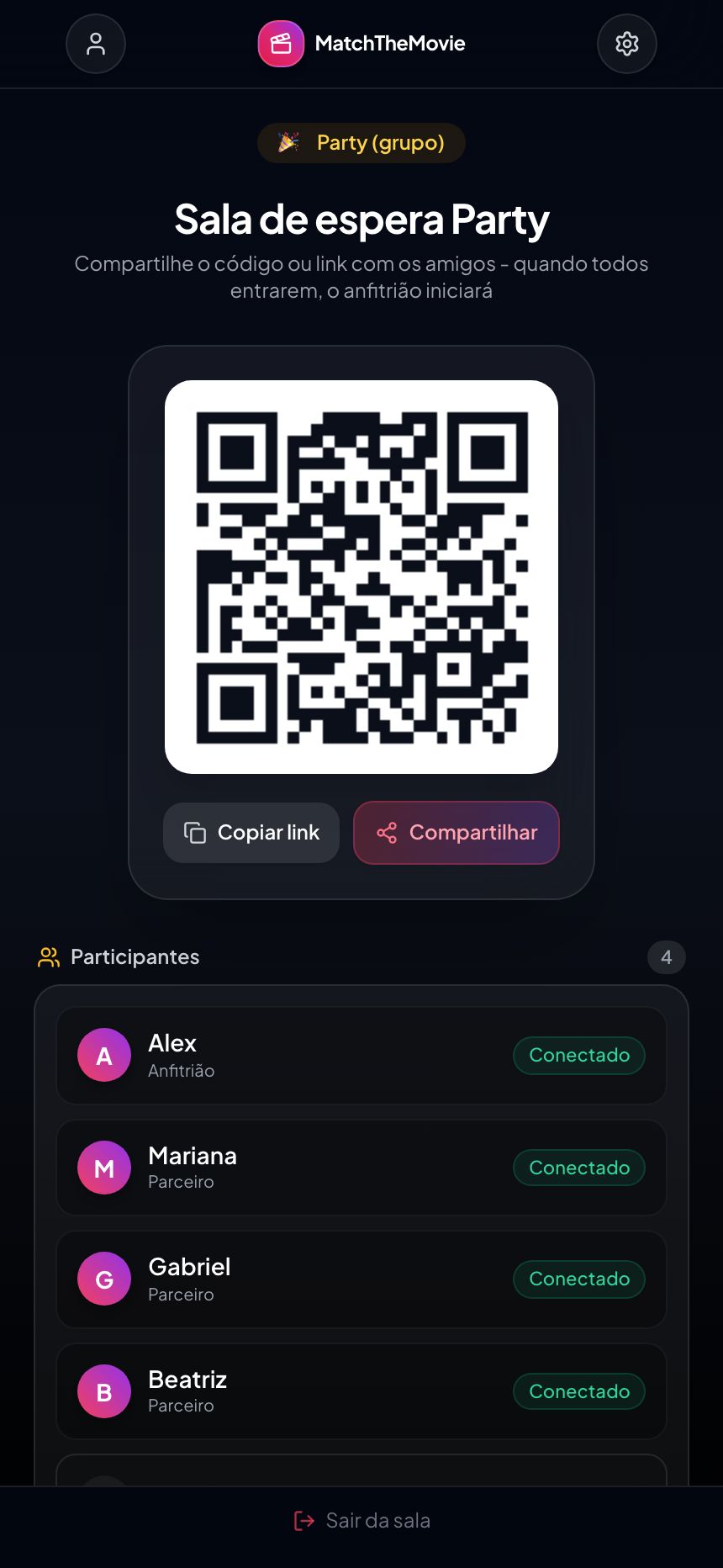 Party Mode Lobby